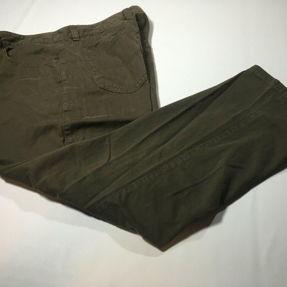 Ermenegildo Zegna Brown Washed Chino Cotton 36-